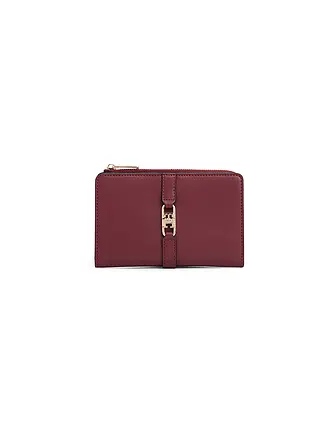 TOMMY HILFIGER | Geldbörse TH LIBRE Bifold | dunkelrot